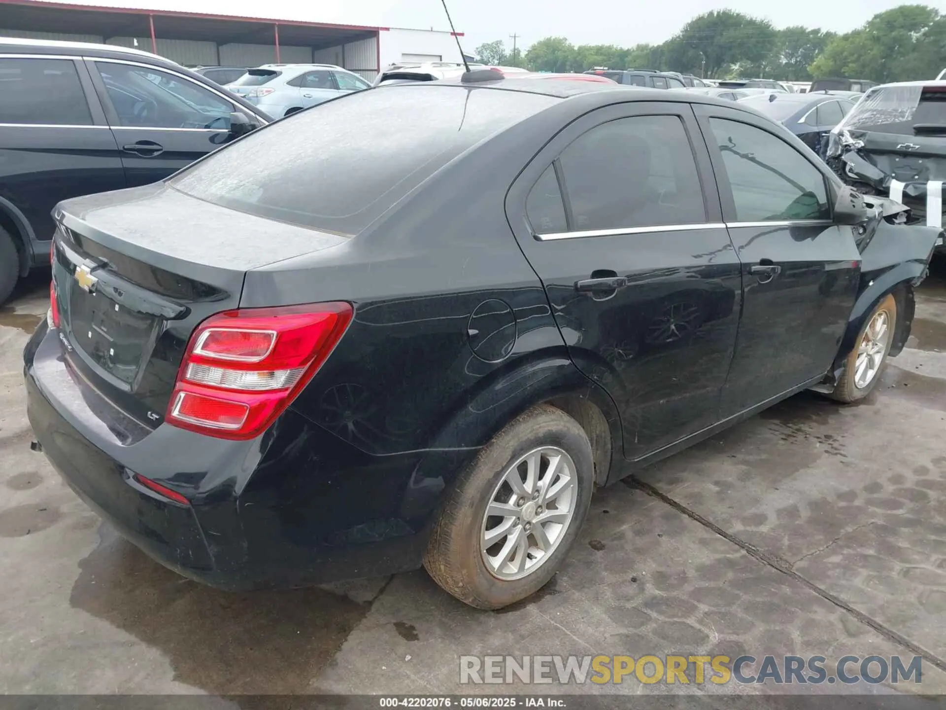 4 Photograph of a damaged car 1G1JD5SB7K4143486 CHEVROLET SONIC 2019