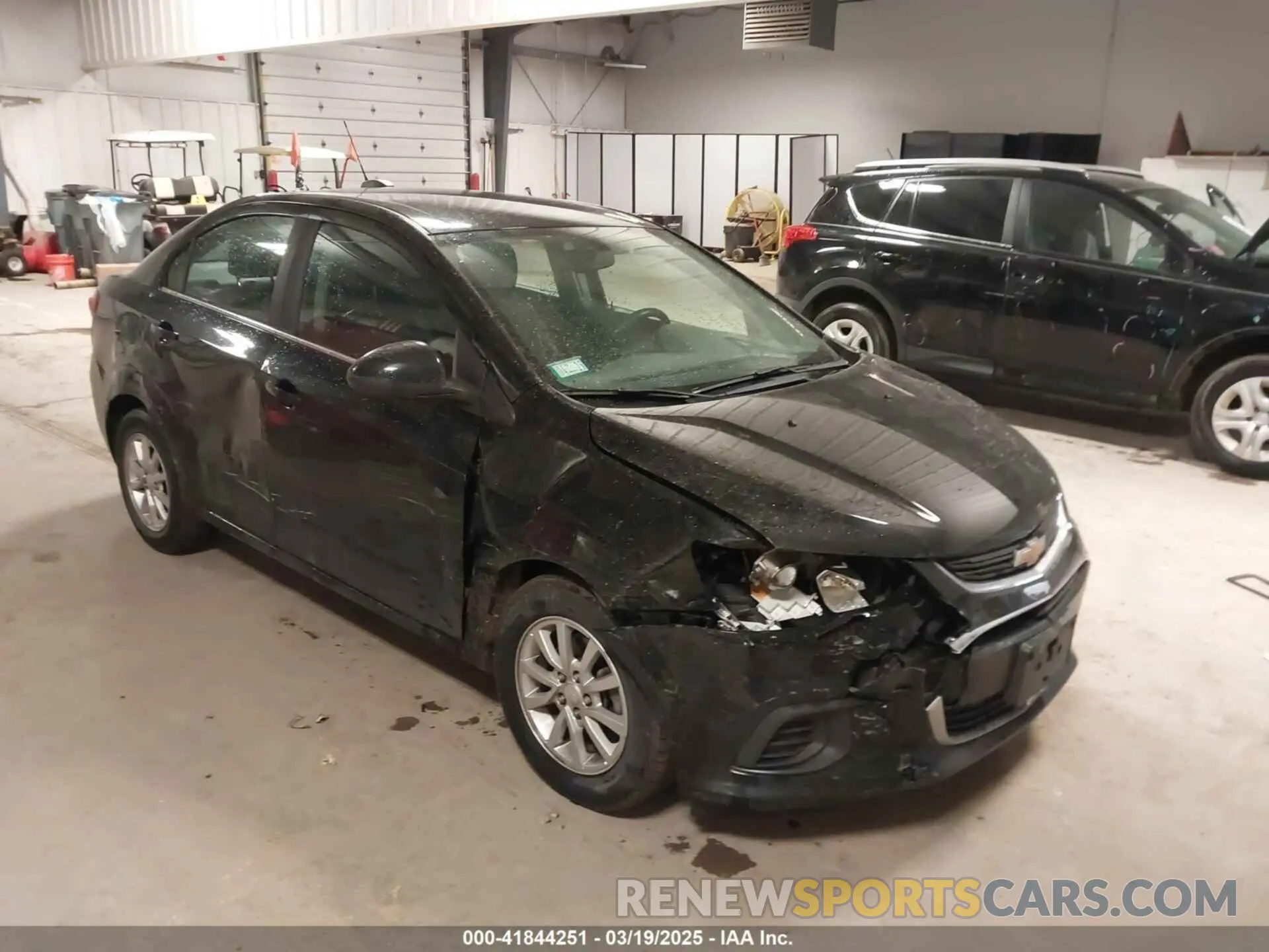1 Photograph of a damaged car 1G1JD5SB8K4111050 CHEVROLET SONIC 2019