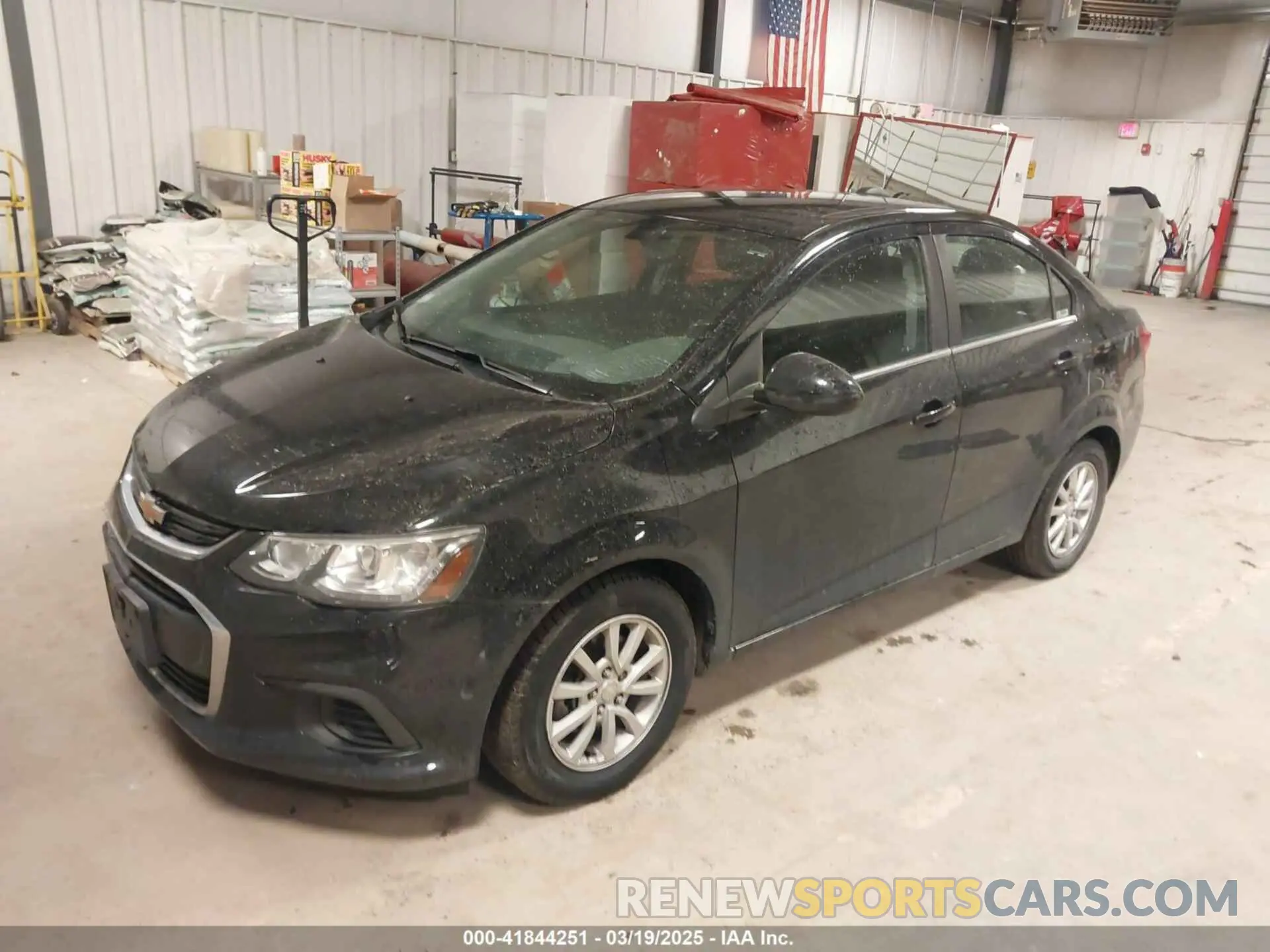 2 Photograph of a damaged car 1G1JD5SB8K4111050 CHEVROLET SONIC 2019