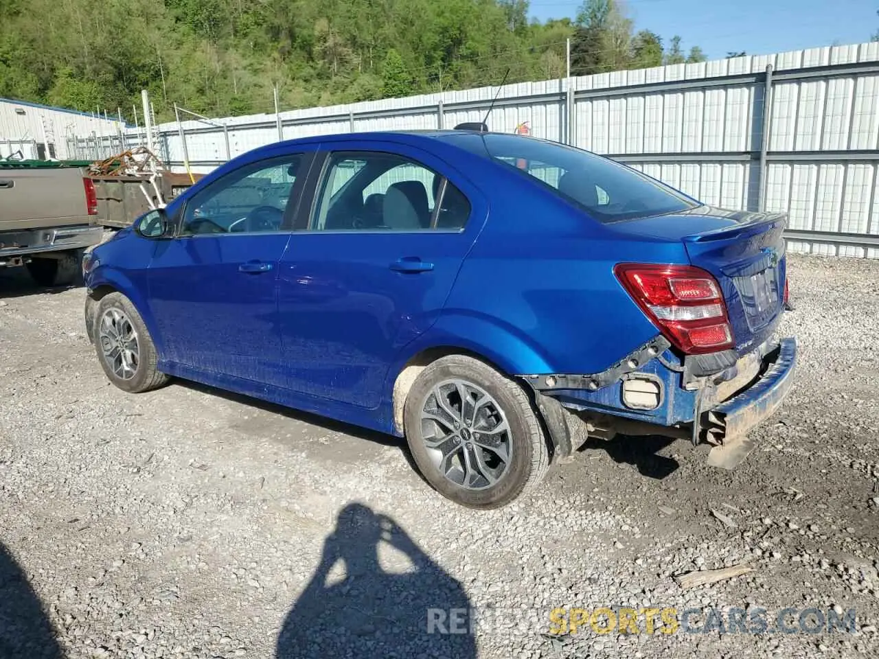 2 Photograph of a damaged car 1G1JD5SB8K4114692 CHEVROLET SONIC 2019