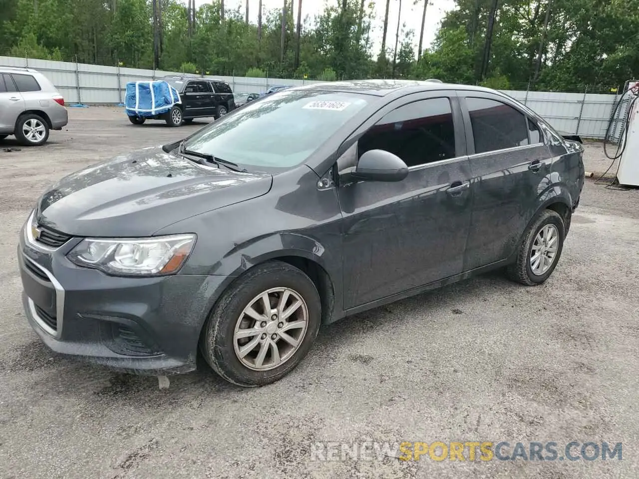 1 Photograph of a damaged car 1G1JD5SB8K4149409 CHEVROLET SONIC 2019