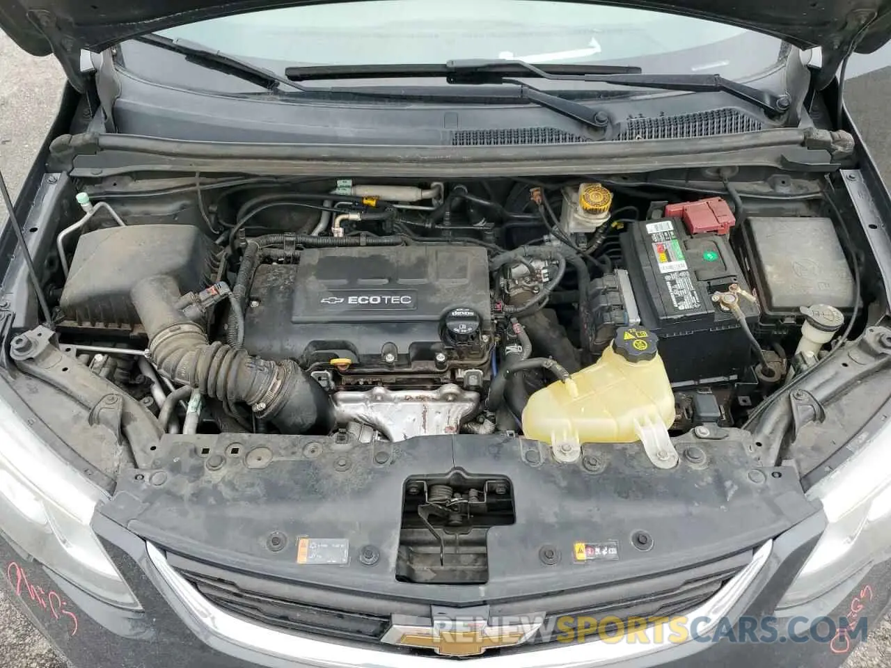 11 Photograph of a damaged car 1G1JD5SB8K4149409 CHEVROLET SONIC 2019