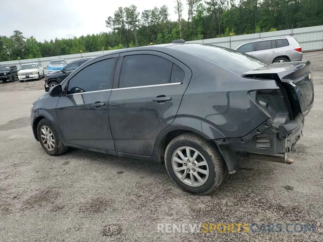 2 Photograph of a damaged car 1G1JD5SB8K4149409 CHEVROLET SONIC 2019