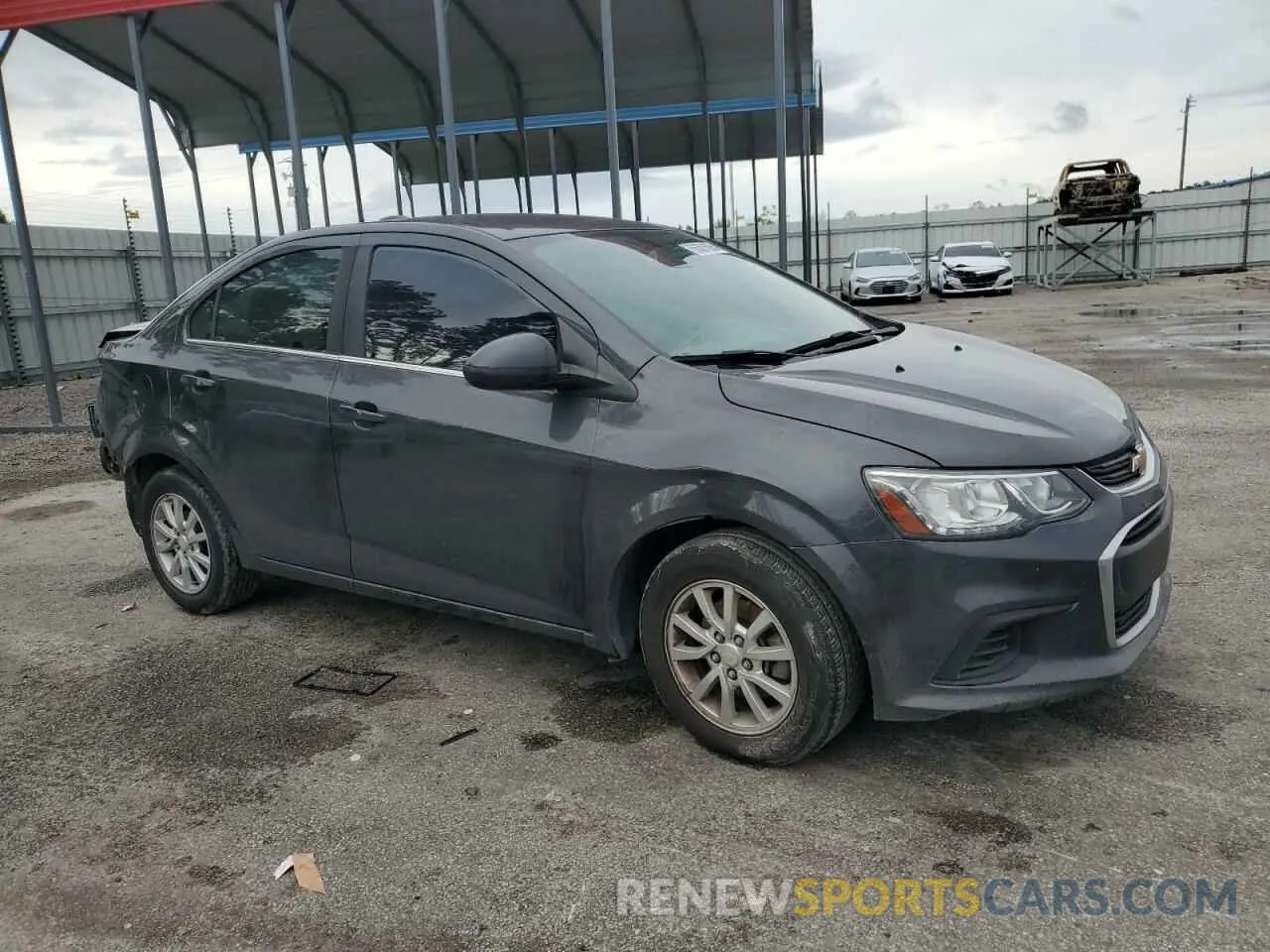4 Photograph of a damaged car 1G1JD5SB8K4149409 CHEVROLET SONIC 2019