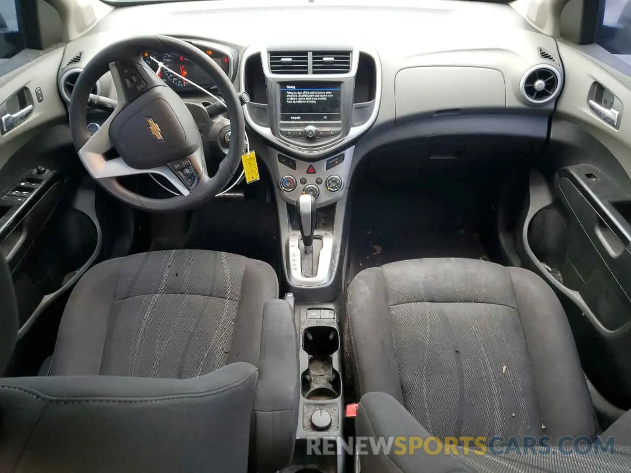 8 Photograph of a damaged car 1G1JD5SB8K4149409 CHEVROLET SONIC 2019