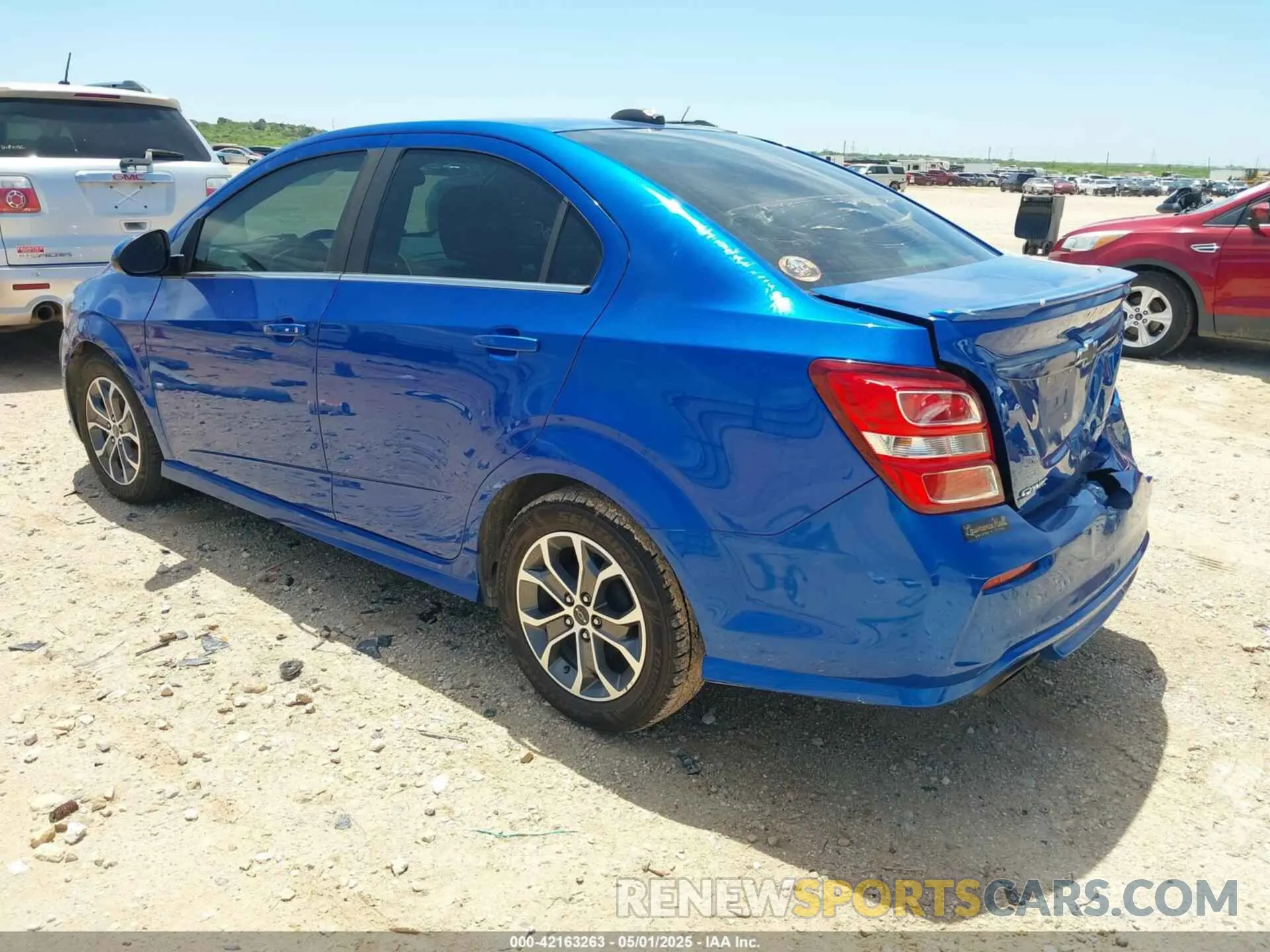 3 Photograph of a damaged car 1G1JD5SB9K4109517 CHEVROLET SONIC 2019