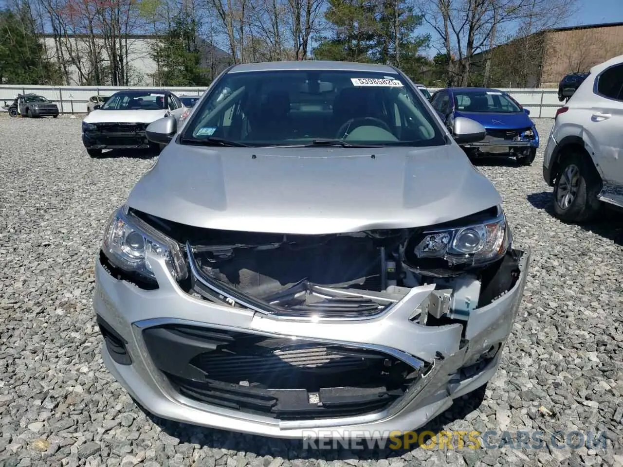 5 Photograph of a damaged car 1G1JD5SBXK4109168 CHEVROLET SONIC 2019