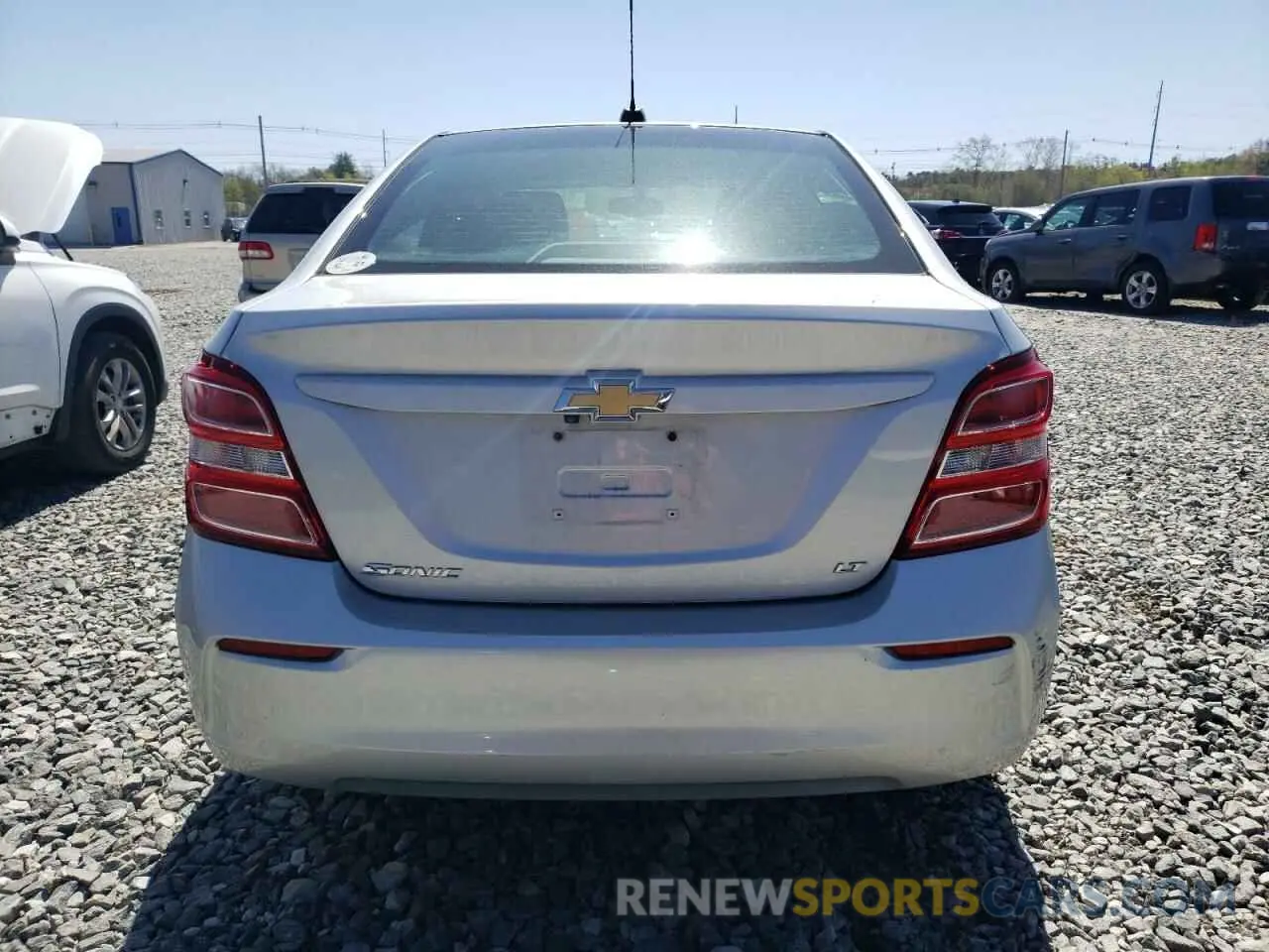 6 Photograph of a damaged car 1G1JD5SBXK4109168 CHEVROLET SONIC 2019