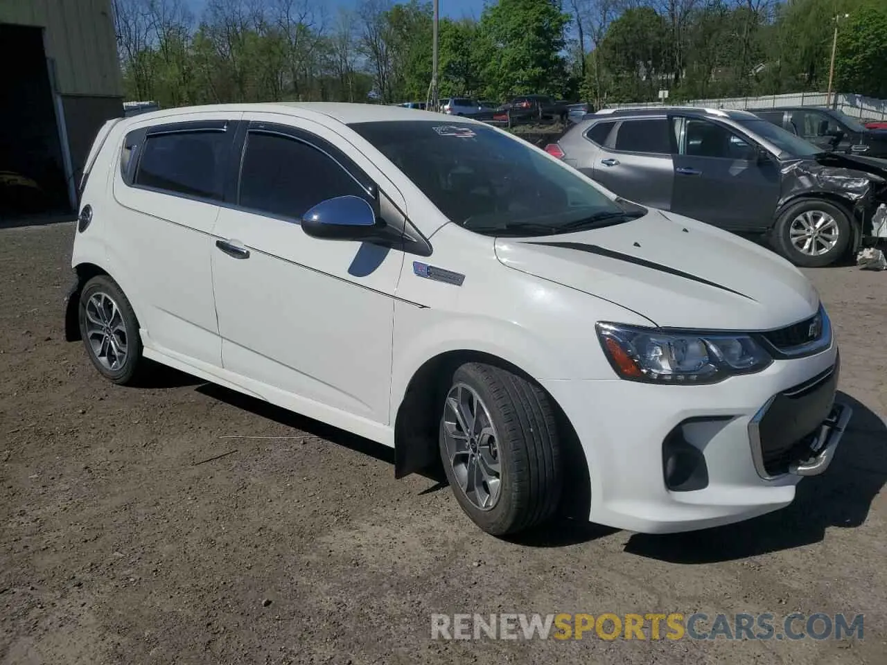 4 Photograph of a damaged car 1G1JD6SB0K4104714 CHEVROLET SONIC 2019