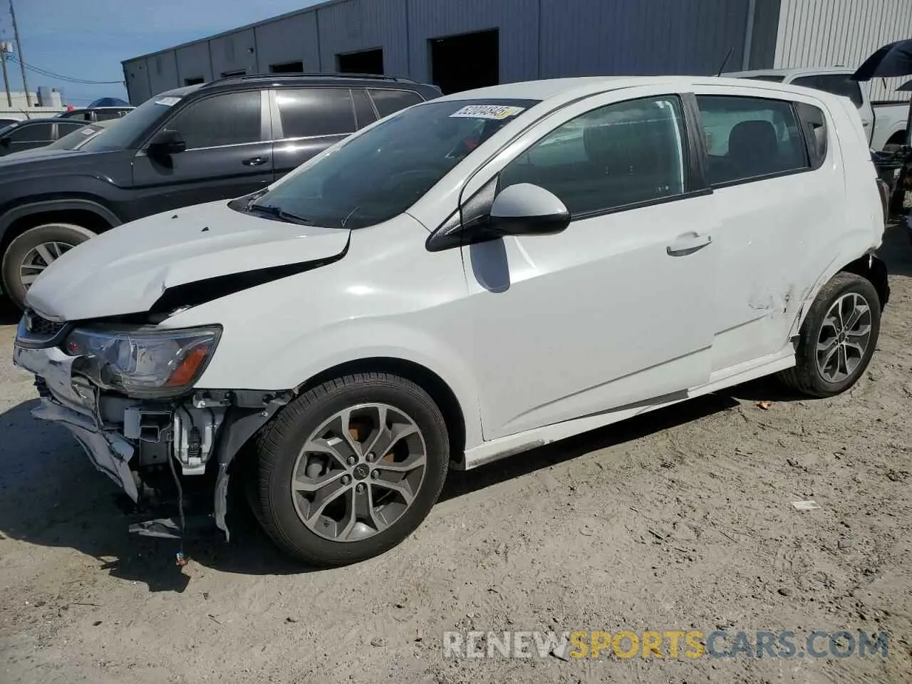 1 Photograph of a damaged car 1G1JD6SB0K4118144 CHEVROLET SONIC 2019