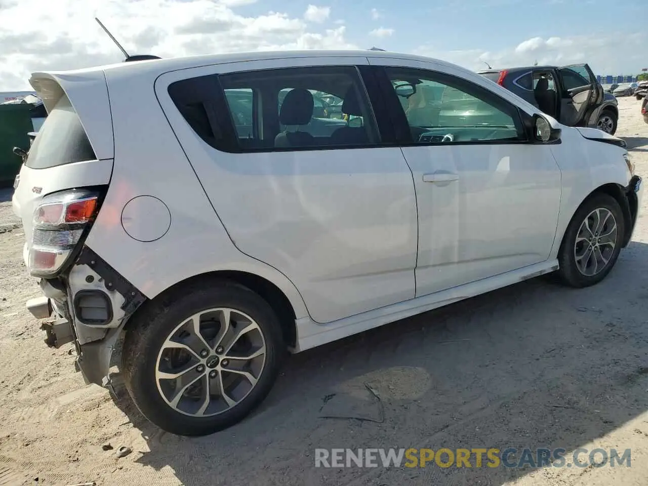 3 Photograph of a damaged car 1G1JD6SB0K4118144 CHEVROLET SONIC 2019