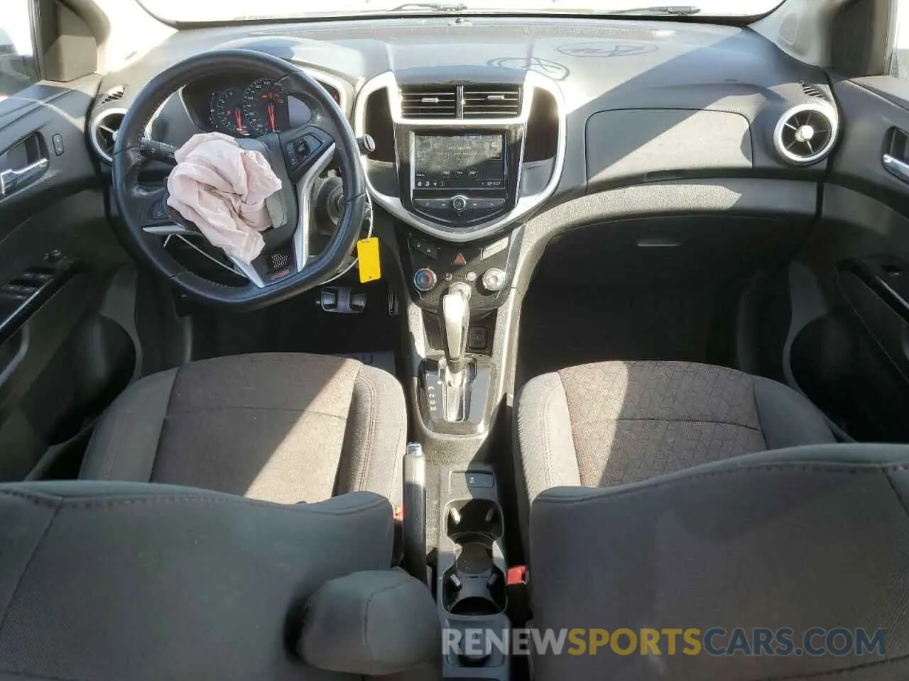 8 Photograph of a damaged car 1G1JD6SB0K4118144 CHEVROLET SONIC 2019