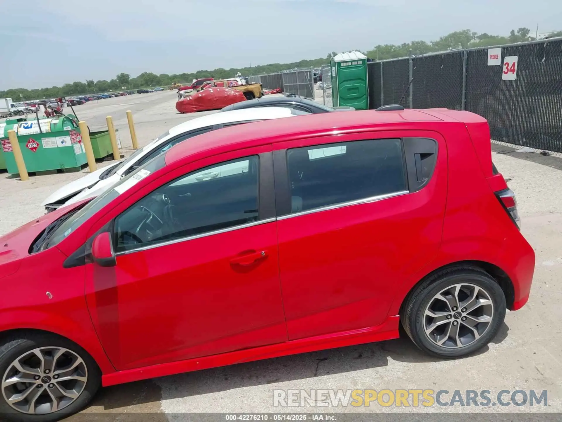 14 Photograph of a damaged car 1G1JD6SB4K4133956 CHEVROLET SONIC 2019