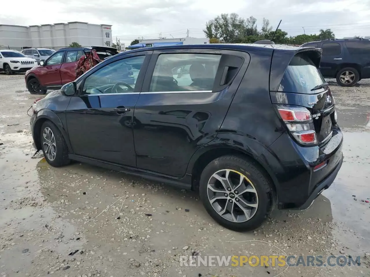 2 Photograph of a damaged car 1G1JD6SB6K4134106 CHEVROLET SONIC 2019