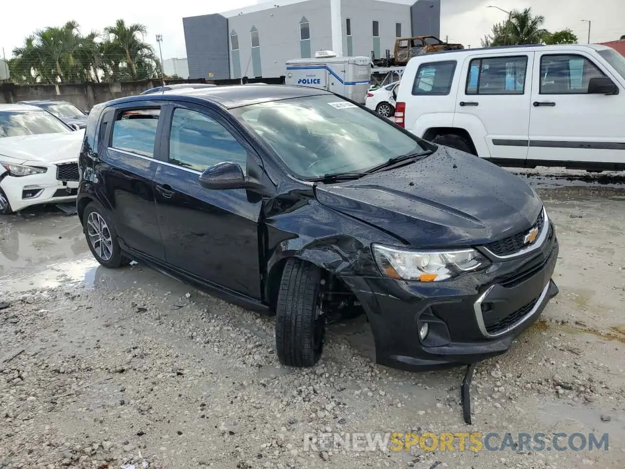 4 Photograph of a damaged car 1G1JD6SB6K4134106 CHEVROLET SONIC 2019