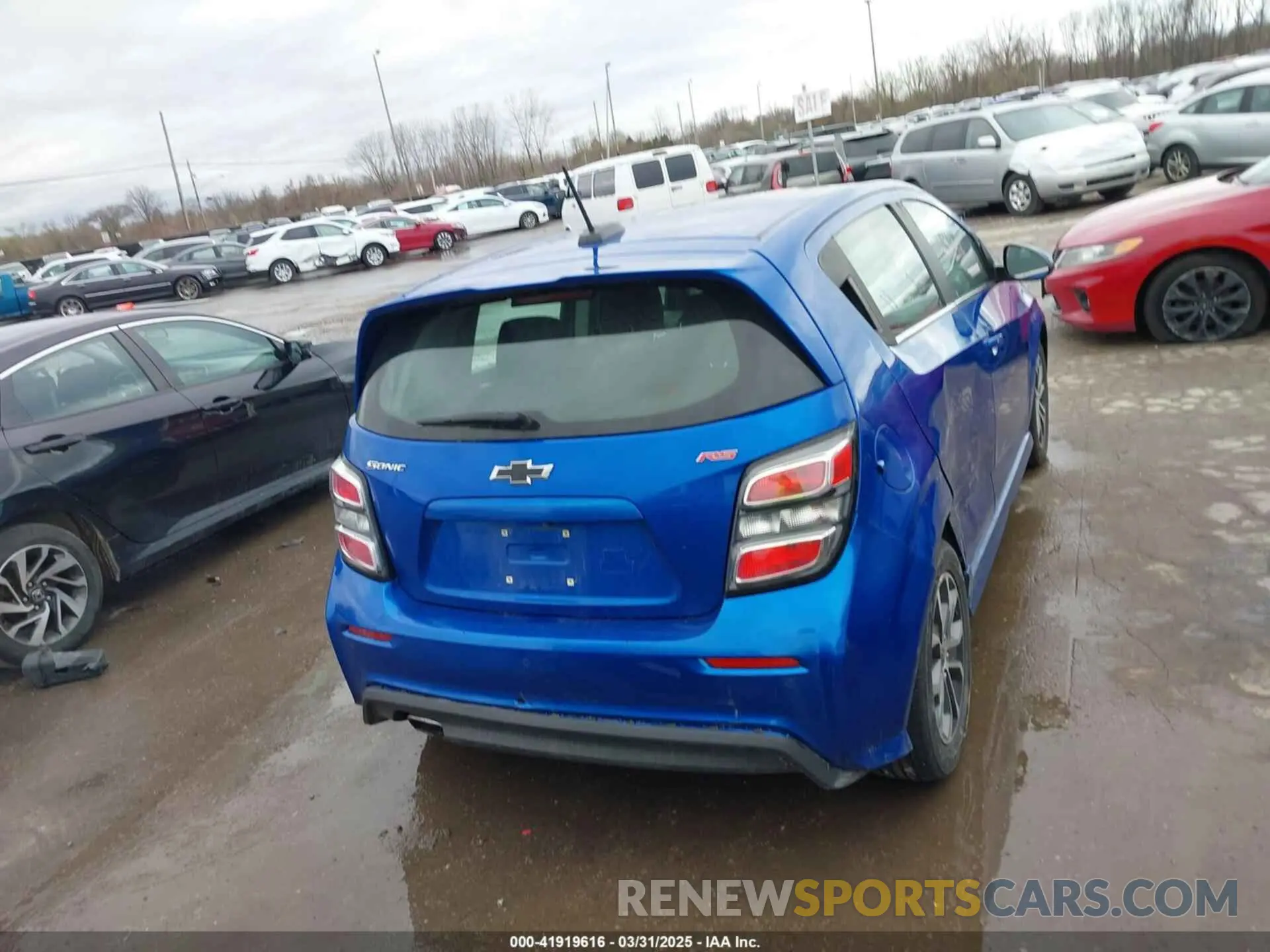 16 Photograph of a damaged car 1G1JD6SB7K4149147 CHEVROLET SONIC 2019