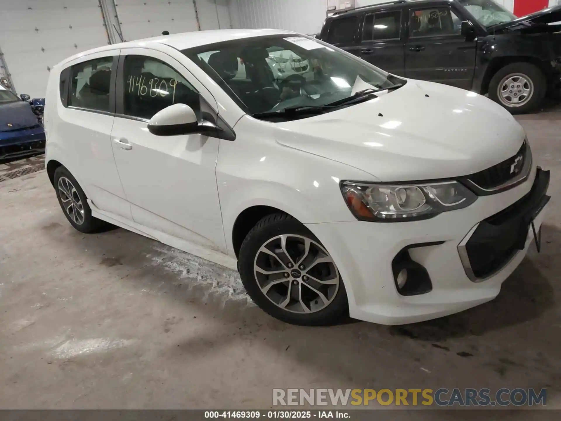 1 Photograph of a damaged car 1G1JD6SB7K4150427 CHEVROLET SONIC 2019