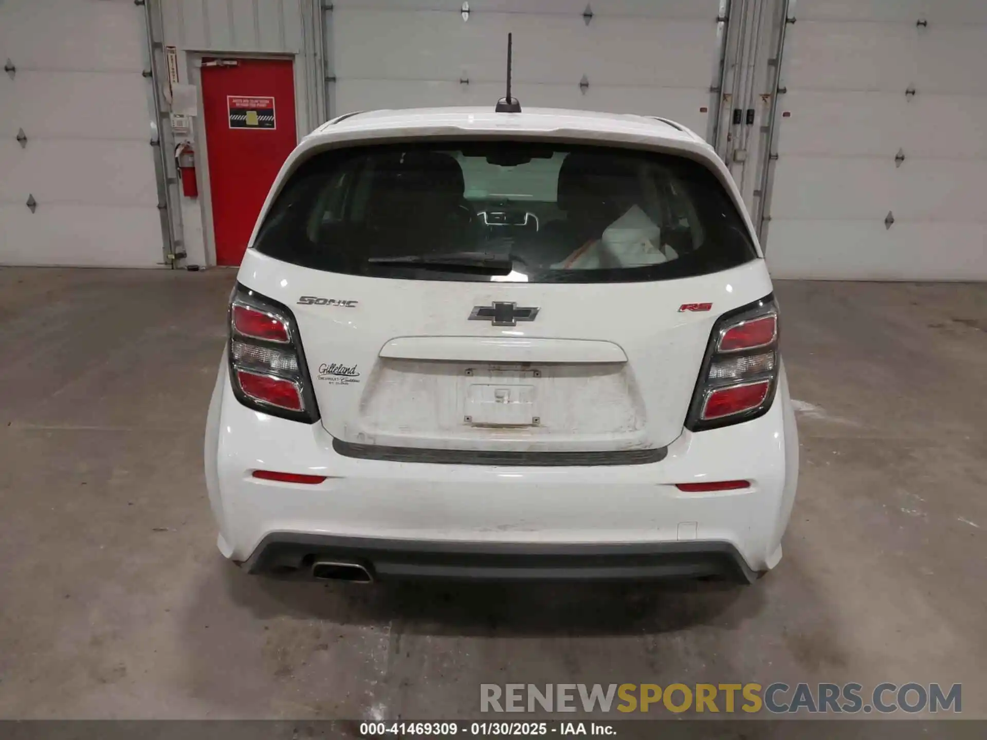 16 Photograph of a damaged car 1G1JD6SB7K4150427 CHEVROLET SONIC 2019