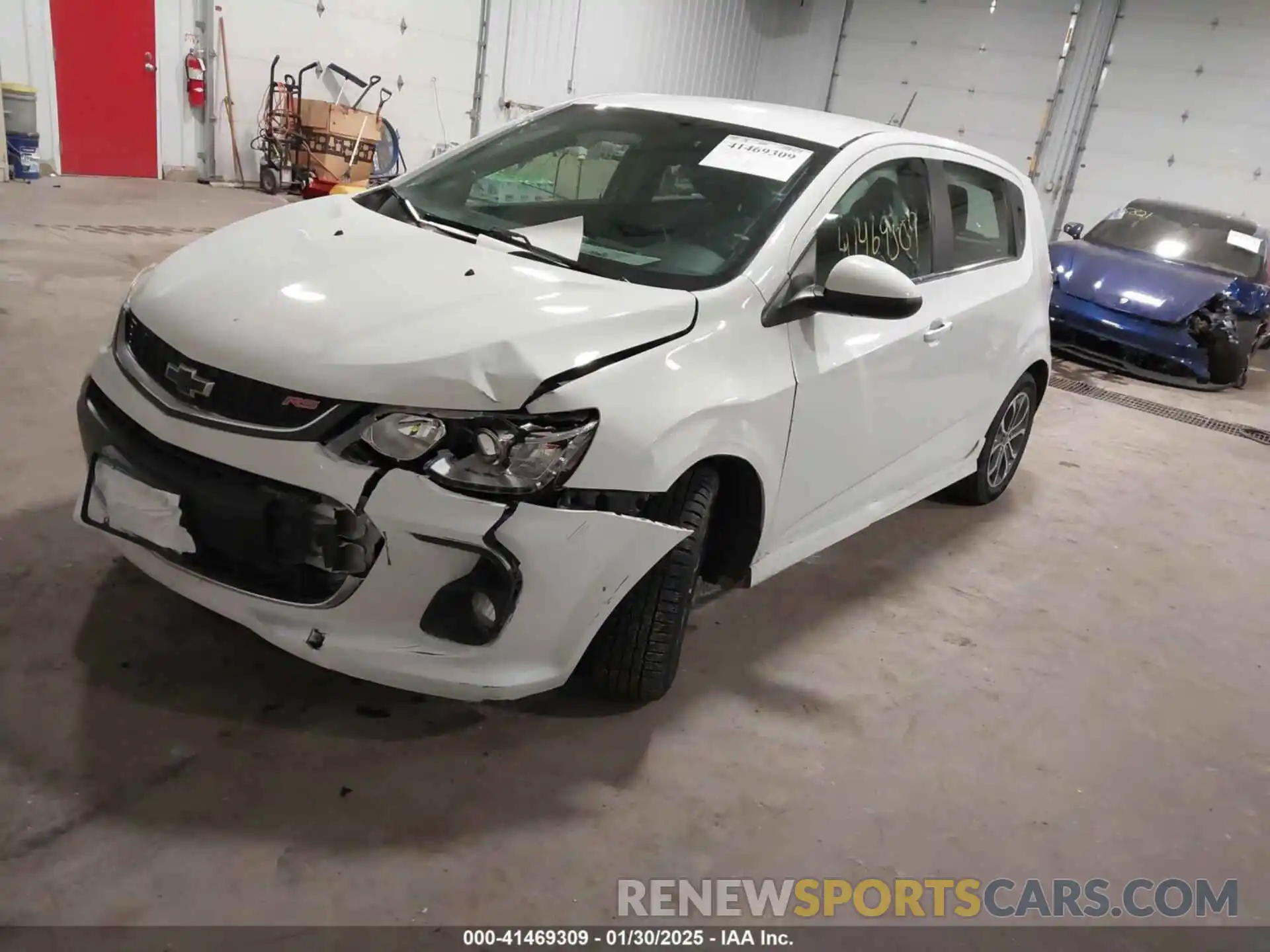 2 Photograph of a damaged car 1G1JD6SB7K4150427 CHEVROLET SONIC 2019