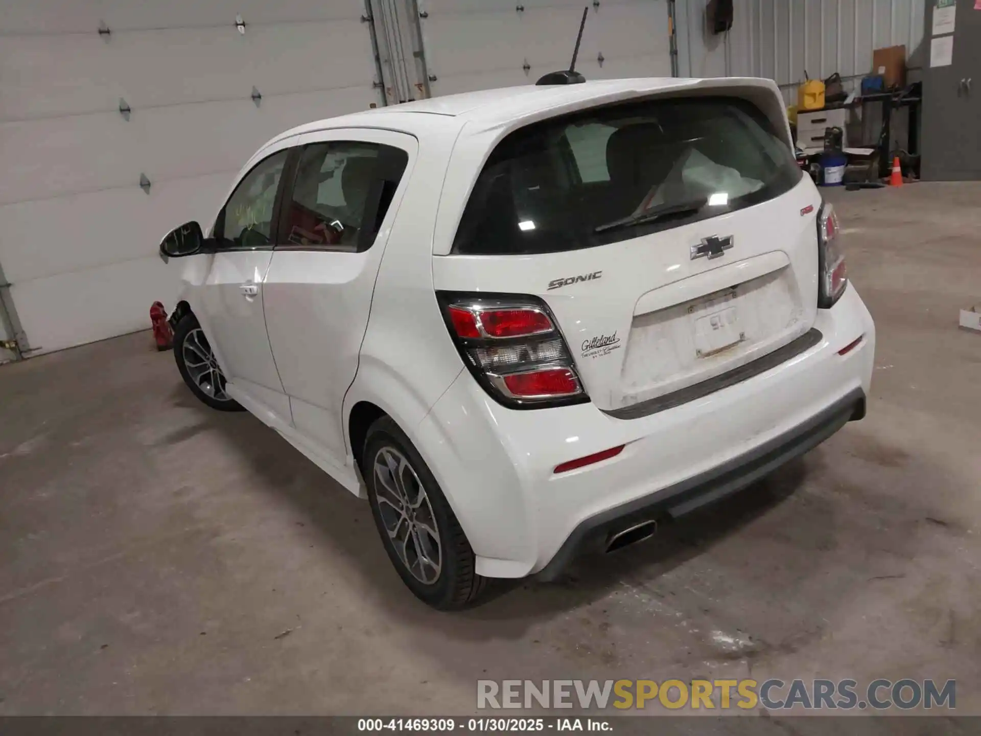 3 Photograph of a damaged car 1G1JD6SB7K4150427 CHEVROLET SONIC 2019