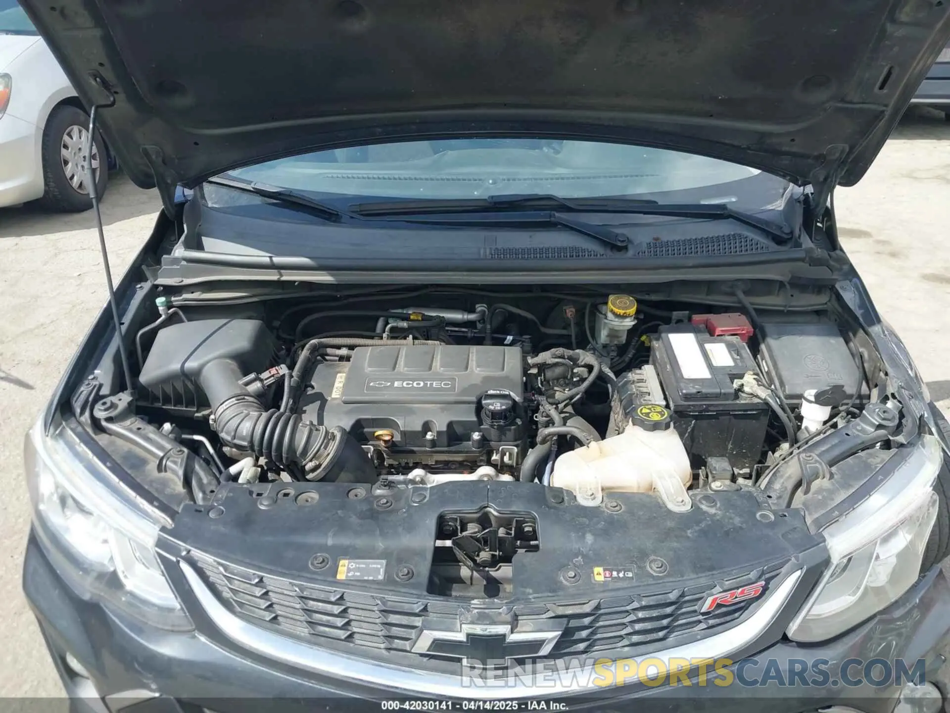 10 Photograph of a damaged car 1G1JD6SB9K4111824 CHEVROLET SONIC 2019