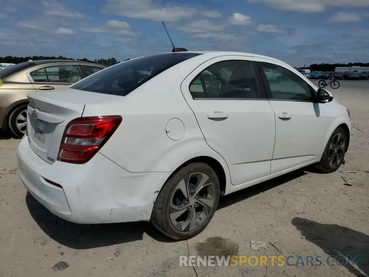 3 Photograph of a damaged car 1G1JF5SB5K4121481 CHEVROLET SONIC 2019