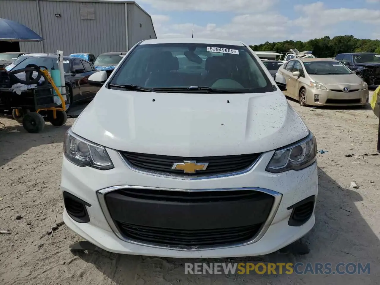 5 Photograph of a damaged car 1G1JF5SB5K4121481 CHEVROLET SONIC 2019