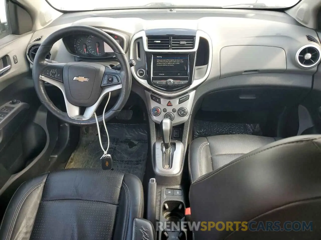8 Photograph of a damaged car 1G1JF5SB5K4121481 CHEVROLET SONIC 2019