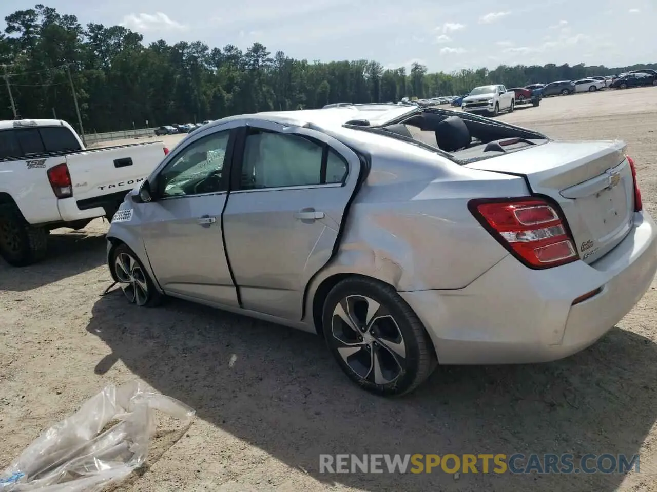 2 Photograph of a damaged car 1G1JF5SB5K4122176 CHEVROLET SONIC 2019