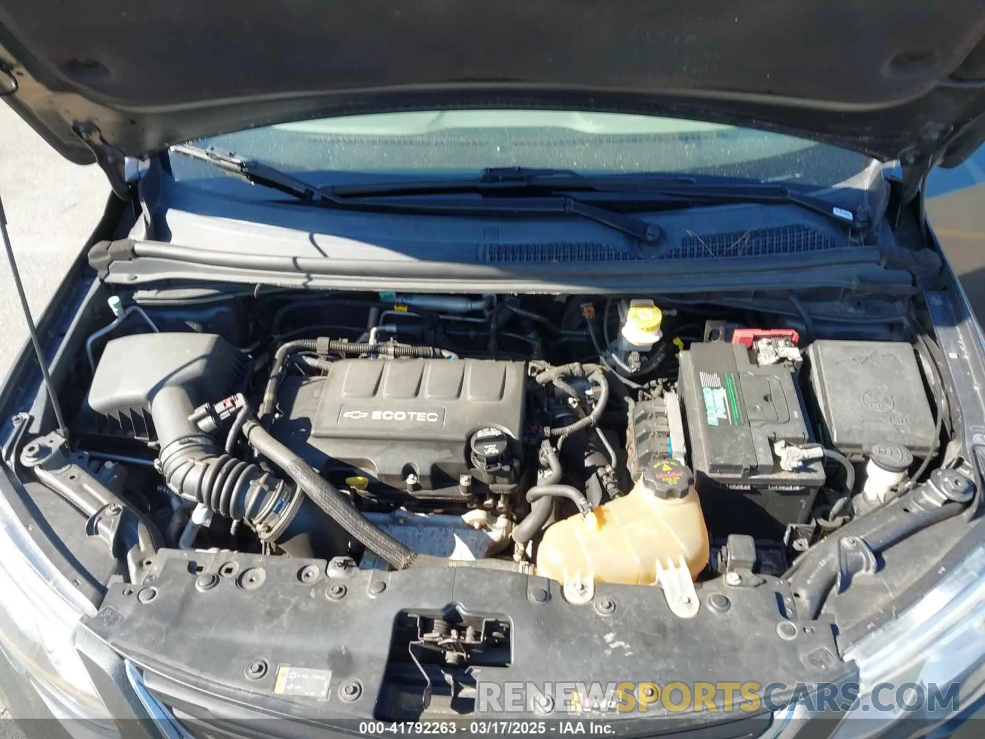 10 Photograph of a damaged car 1G1JF5SB5K4127944 CHEVROLET SONIC 2019