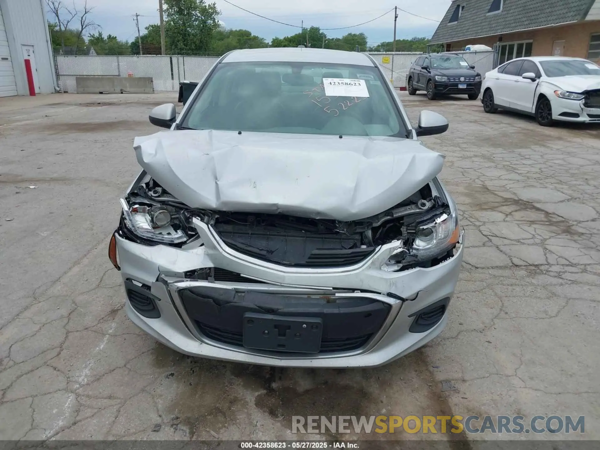 13 Photograph of a damaged car 1G1JF5SB9K4121032 CHEVROLET SONIC 2019