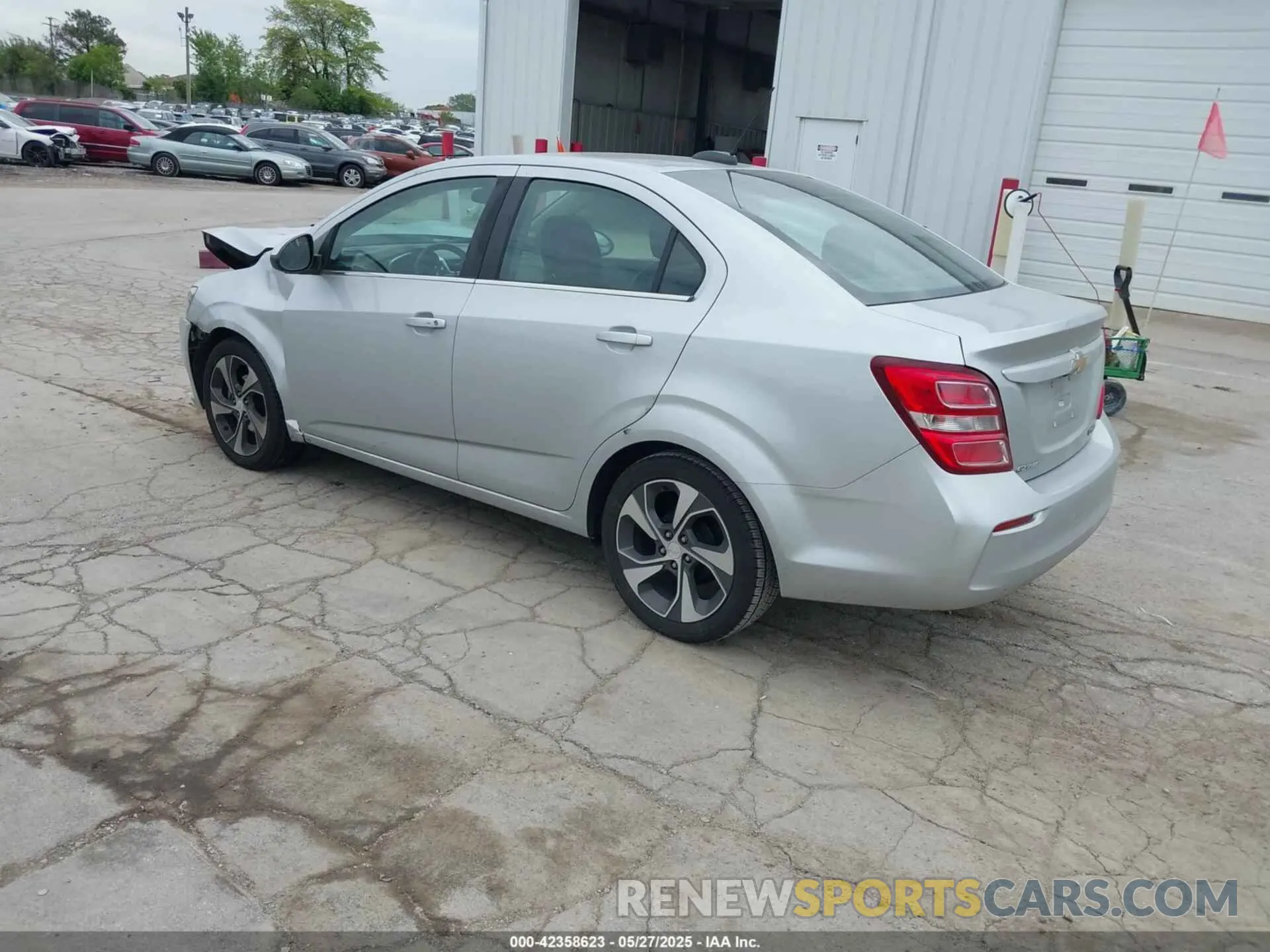3 Photograph of a damaged car 1G1JF5SB9K4121032 CHEVROLET SONIC 2019