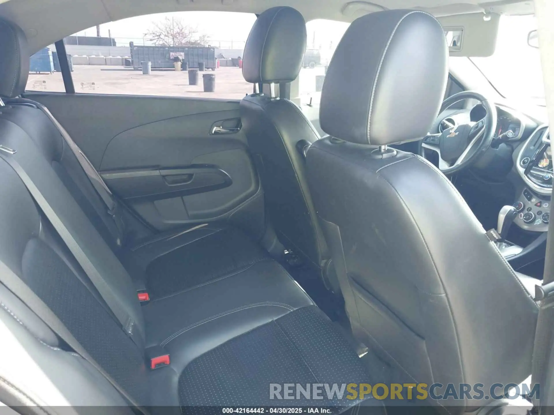 8 Photograph of a damaged car 1G1JF5SB9K4127333 CHEVROLET SONIC 2019