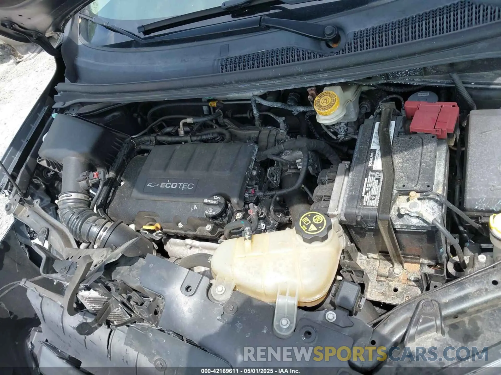 10 Photograph of a damaged car 1G1JF5SBXK4124196 CHEVROLET SONIC 2019