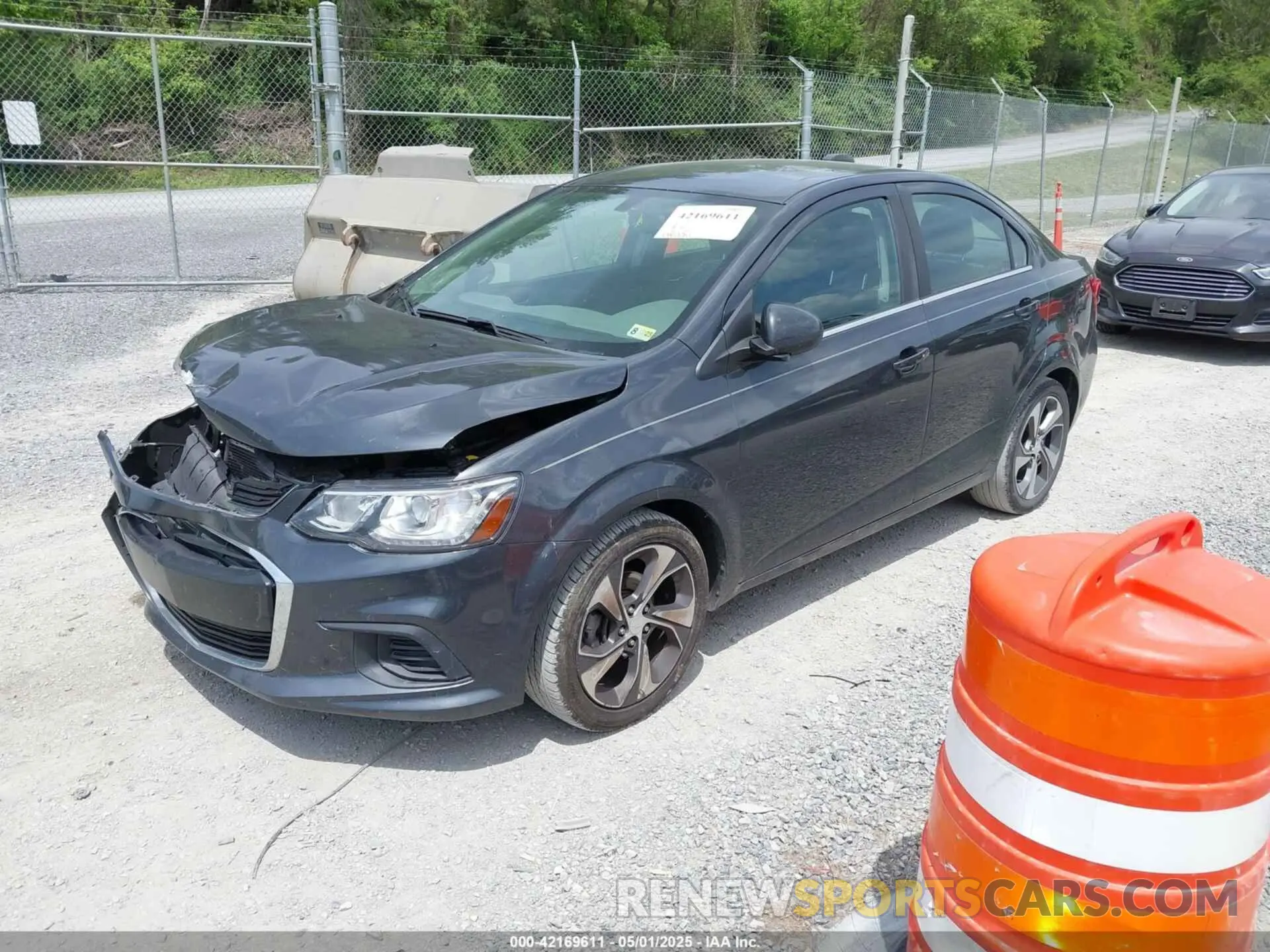 2 Photograph of a damaged car 1G1JF5SBXK4124196 CHEVROLET SONIC 2019