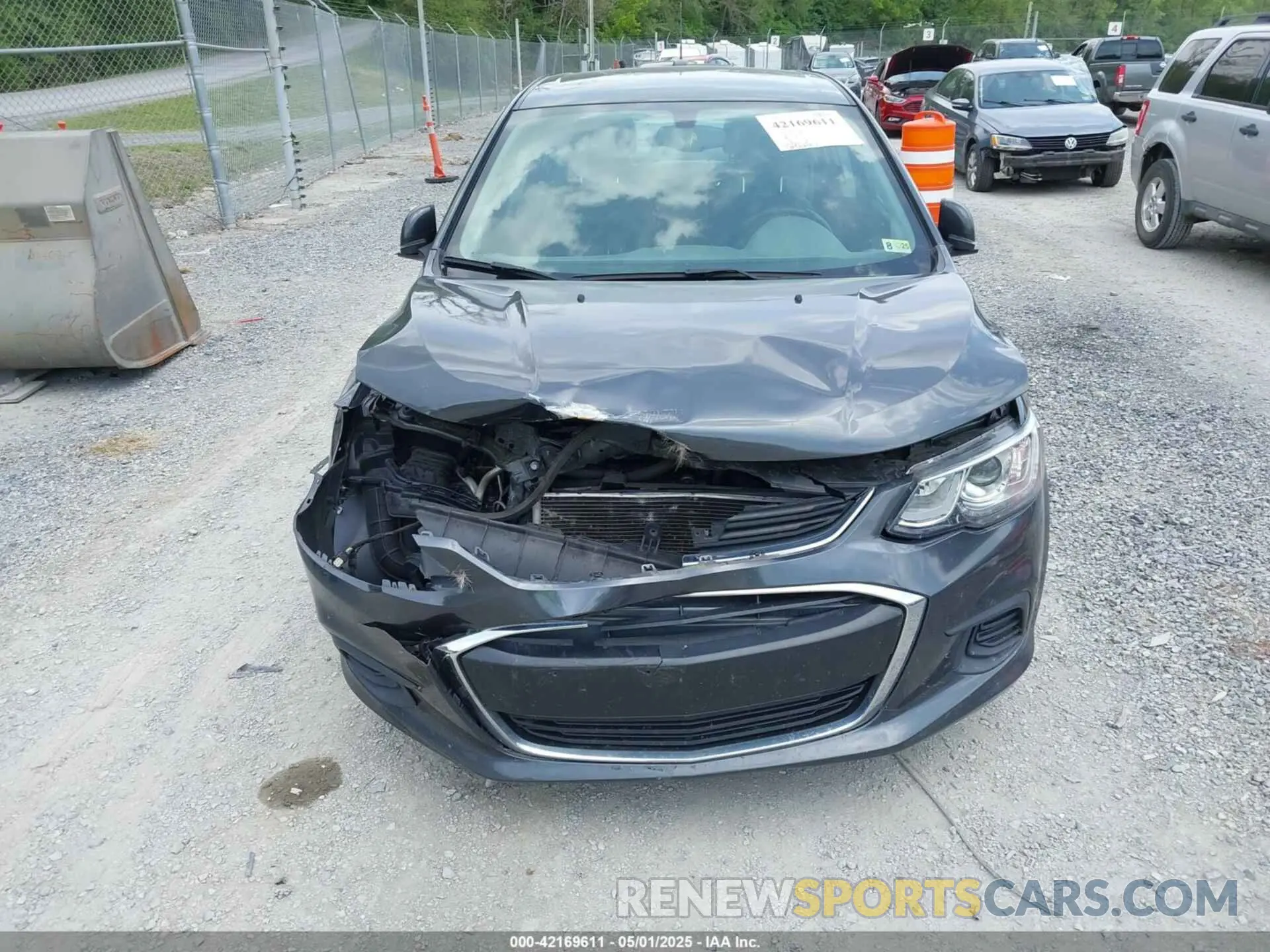 6 Photograph of a damaged car 1G1JF5SBXK4124196 CHEVROLET SONIC 2019