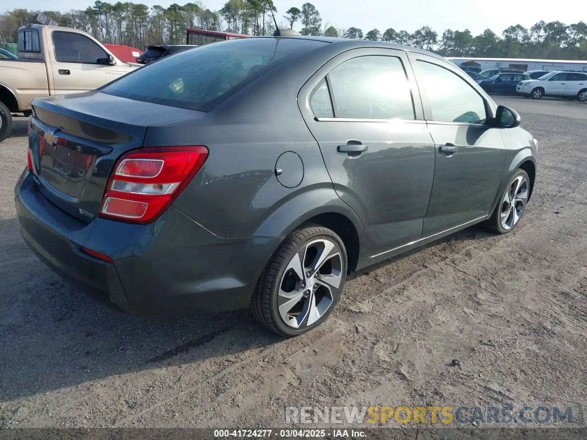 4 Photograph of a damaged car 1G1JF5SBXK4124358 CHEVROLET SONIC 2019