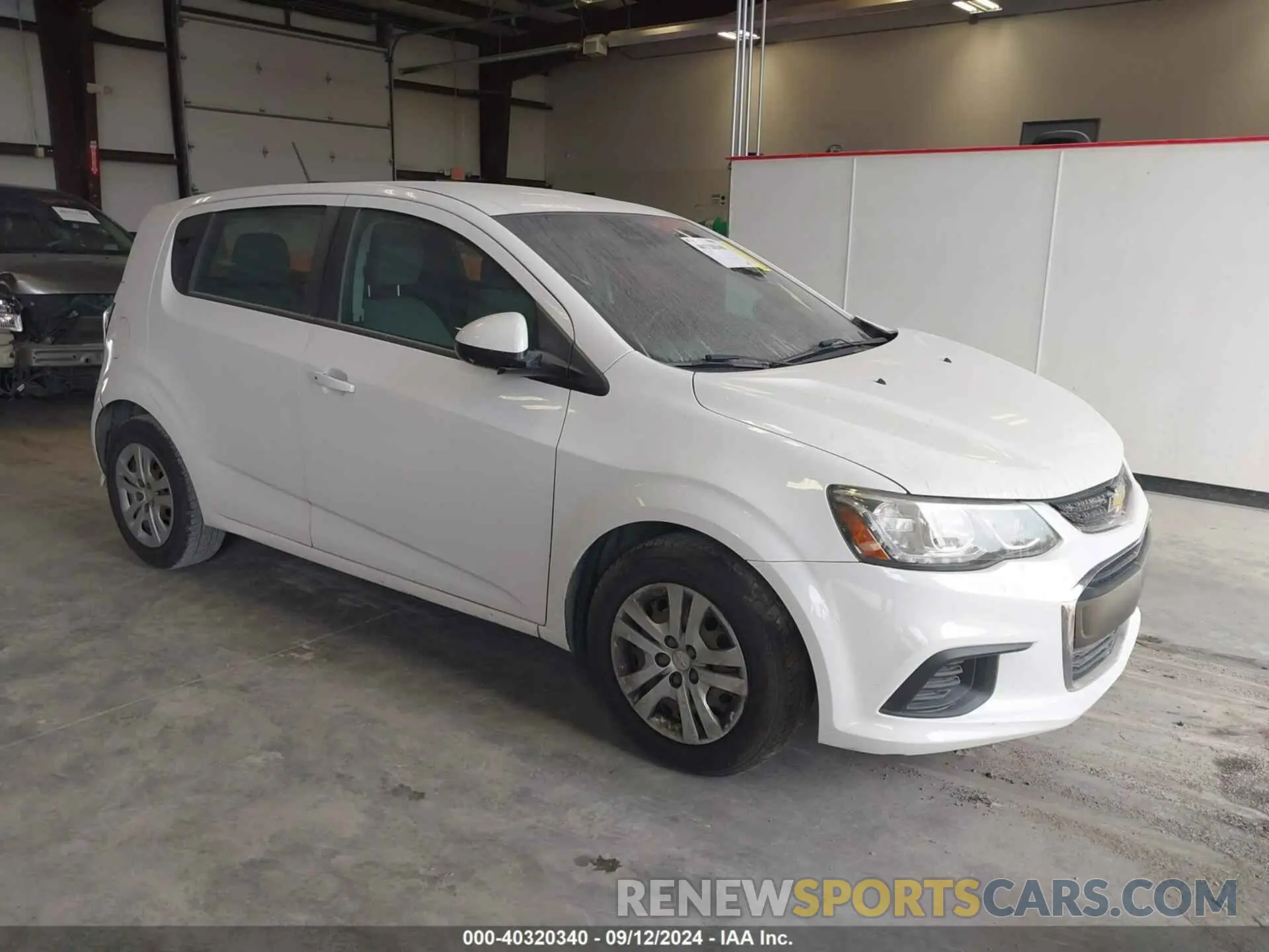 1 Photograph of a damaged car 1G1JG6SB1K4130679 CHEVROLET SONIC 2019