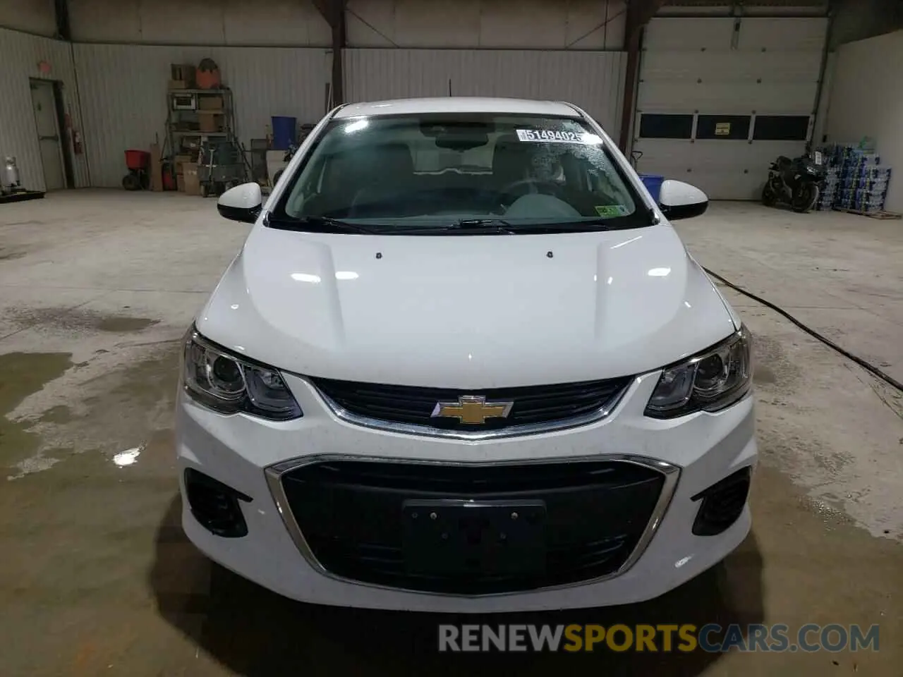 5 Photograph of a damaged car 1G1JG6SB4K4130367 CHEVROLET SONIC 2019