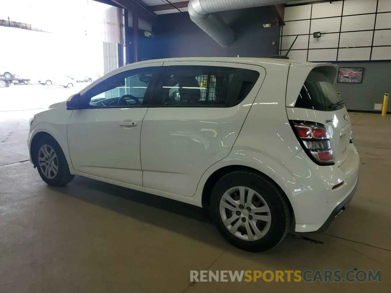2 Photograph of a damaged car 1G1JG6SB4K4142812 CHEVROLET SONIC 2019