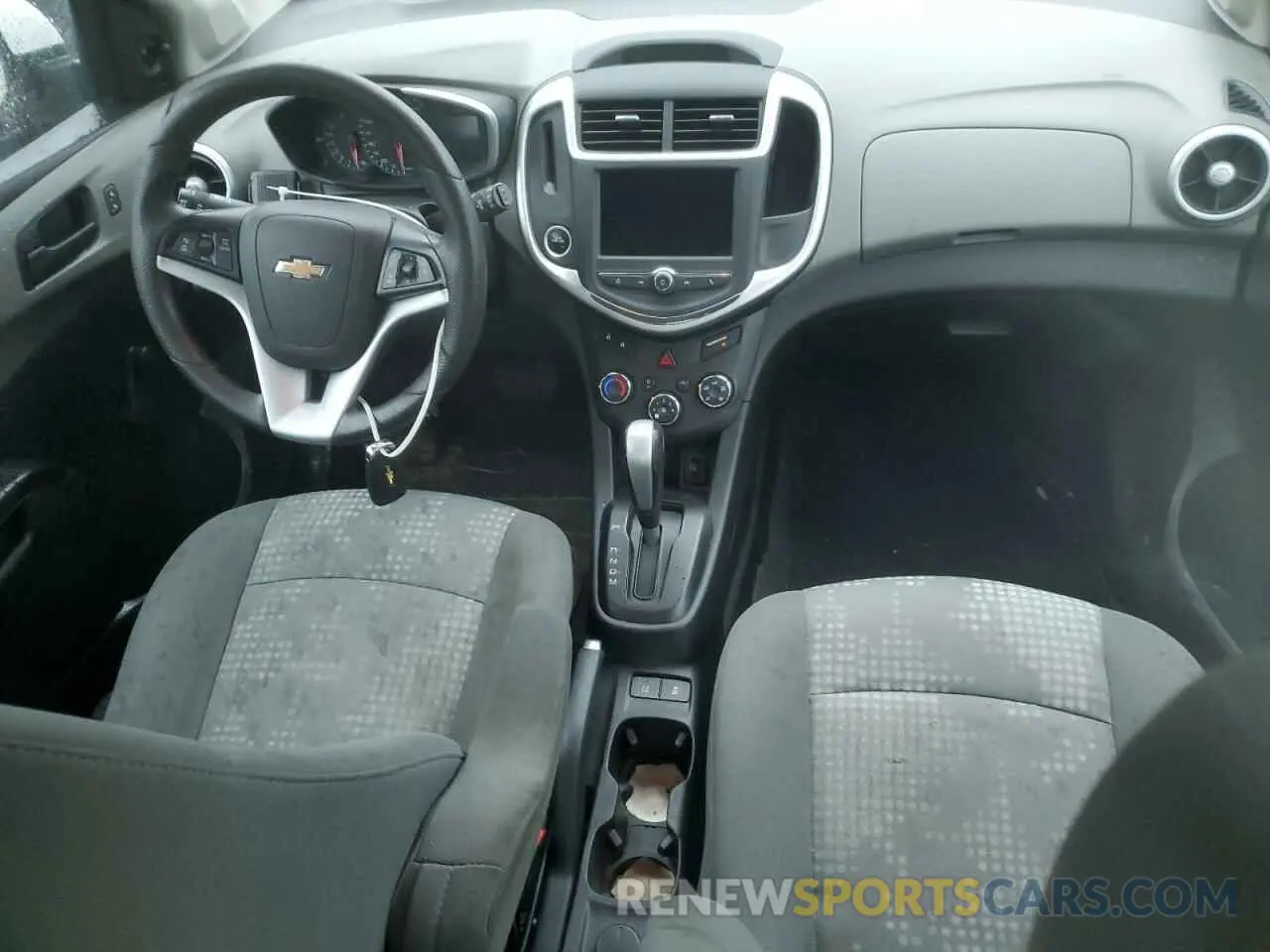 8 Photograph of a damaged car 1G1JG6SB5K4128613 CHEVROLET SONIC 2019