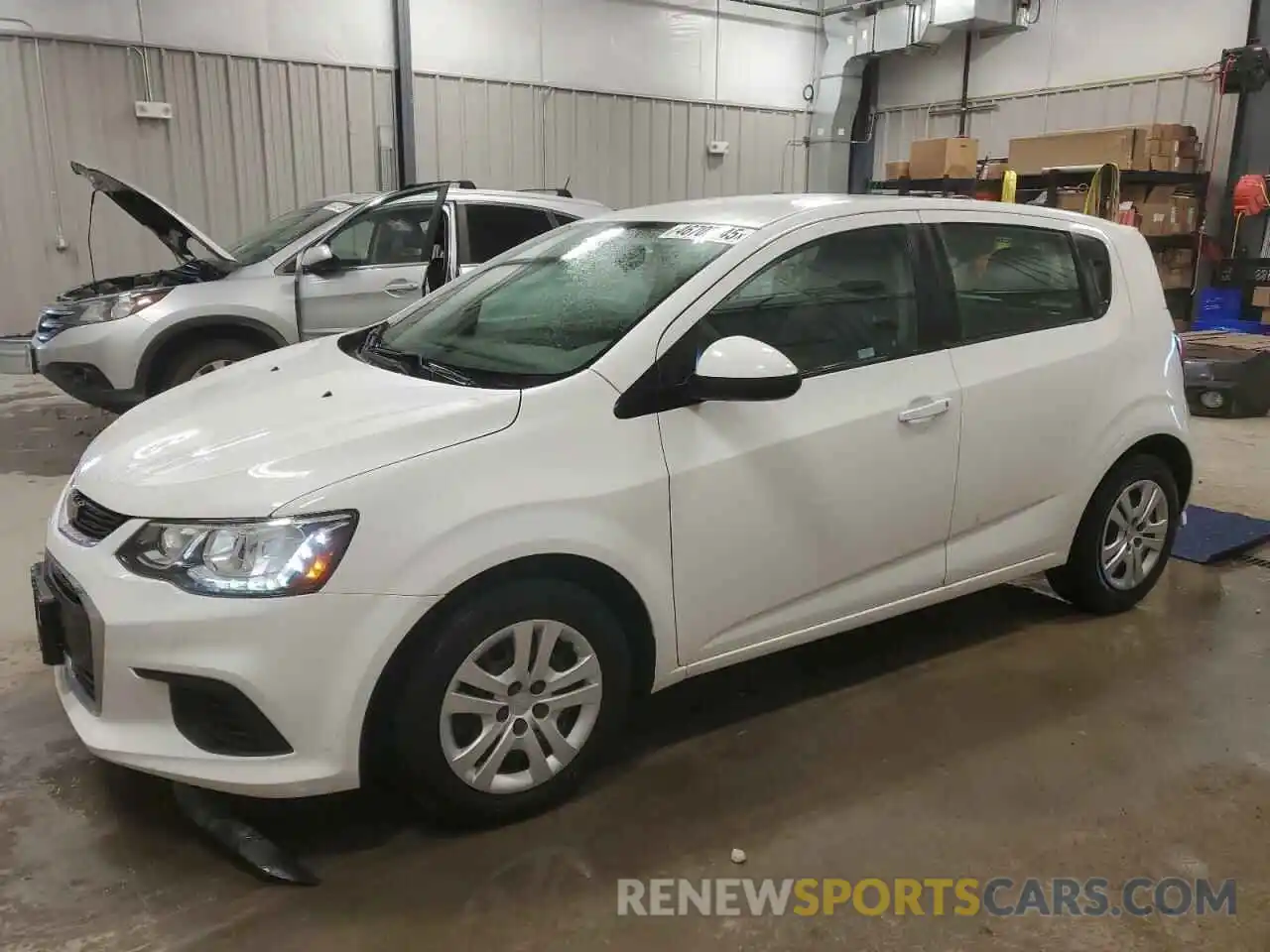 1 Photograph of a damaged car 1G1JG6SBXK4116229 CHEVROLET SONIC 2019