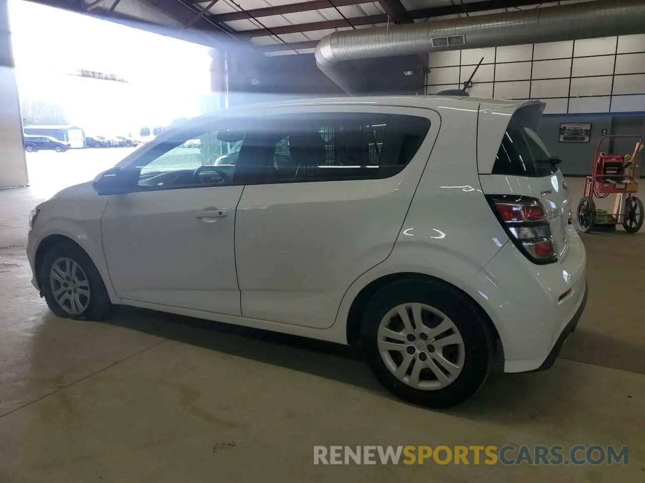 2 Photograph of a damaged car 1G1JG6SBXK4145696 CHEVROLET SONIC 2019