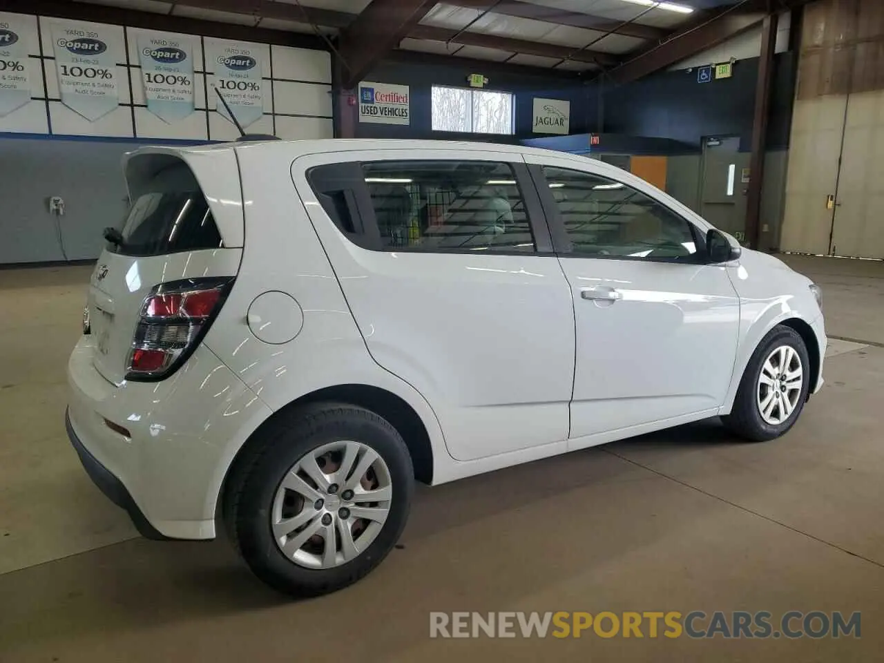 3 Photograph of a damaged car 1G1JG6SBXK4145696 CHEVROLET SONIC 2019