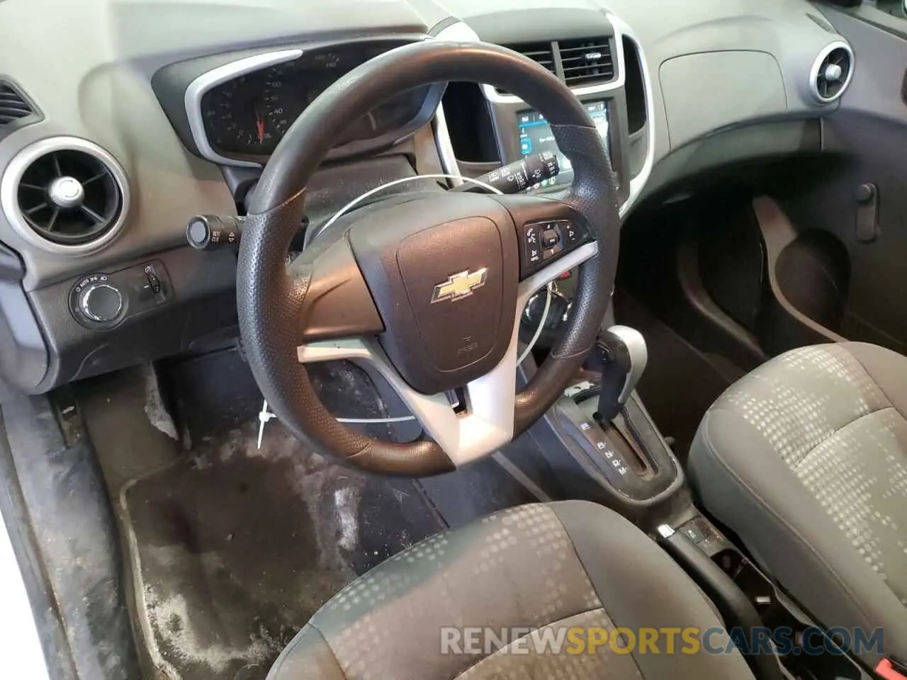 8 Photograph of a damaged car 1G1JG6SBXK4145696 CHEVROLET SONIC 2019