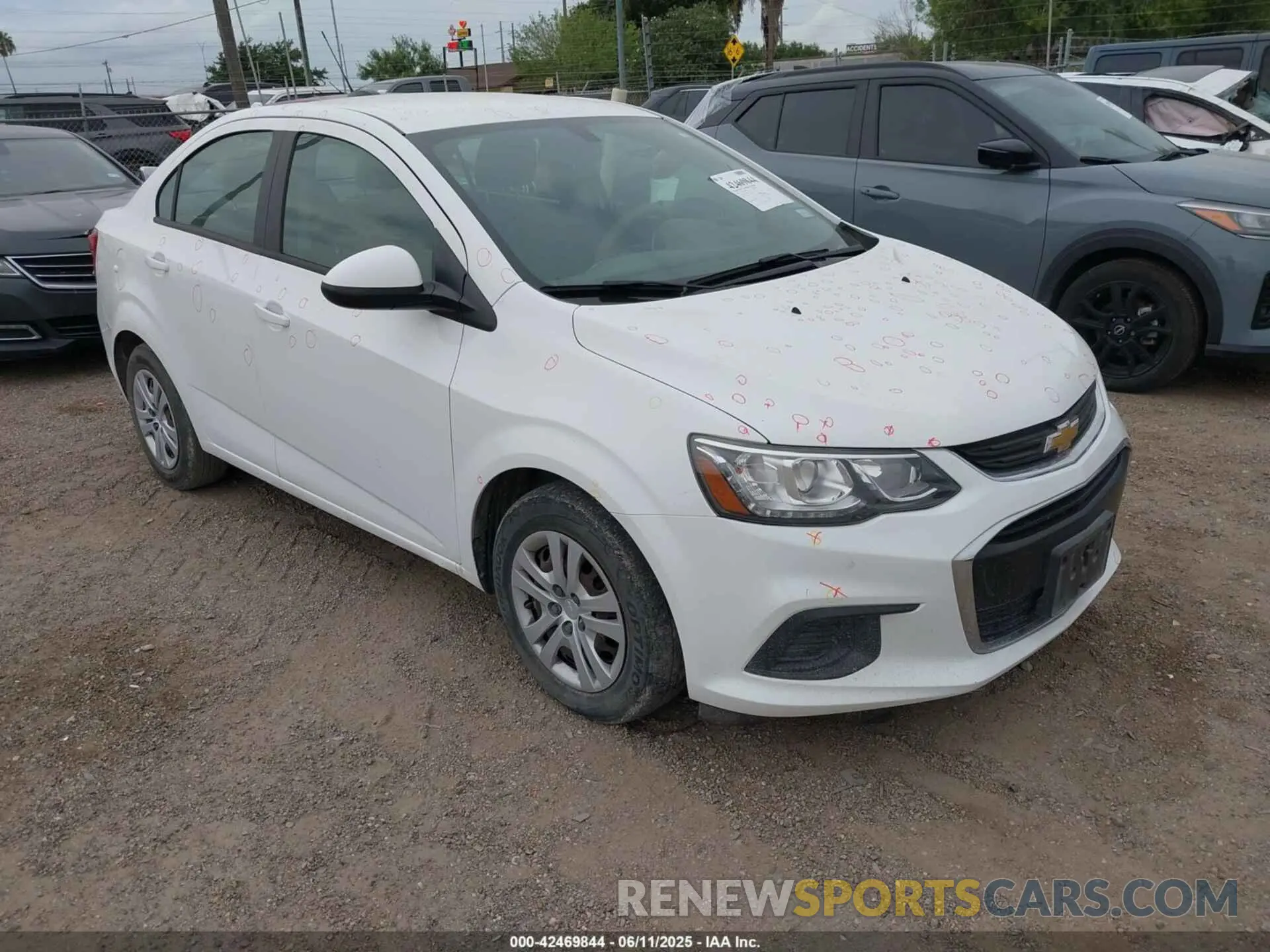 1 Photograph of a damaged car 1G1JB5SB1L4101869 CHEVROLET SONIC 2020