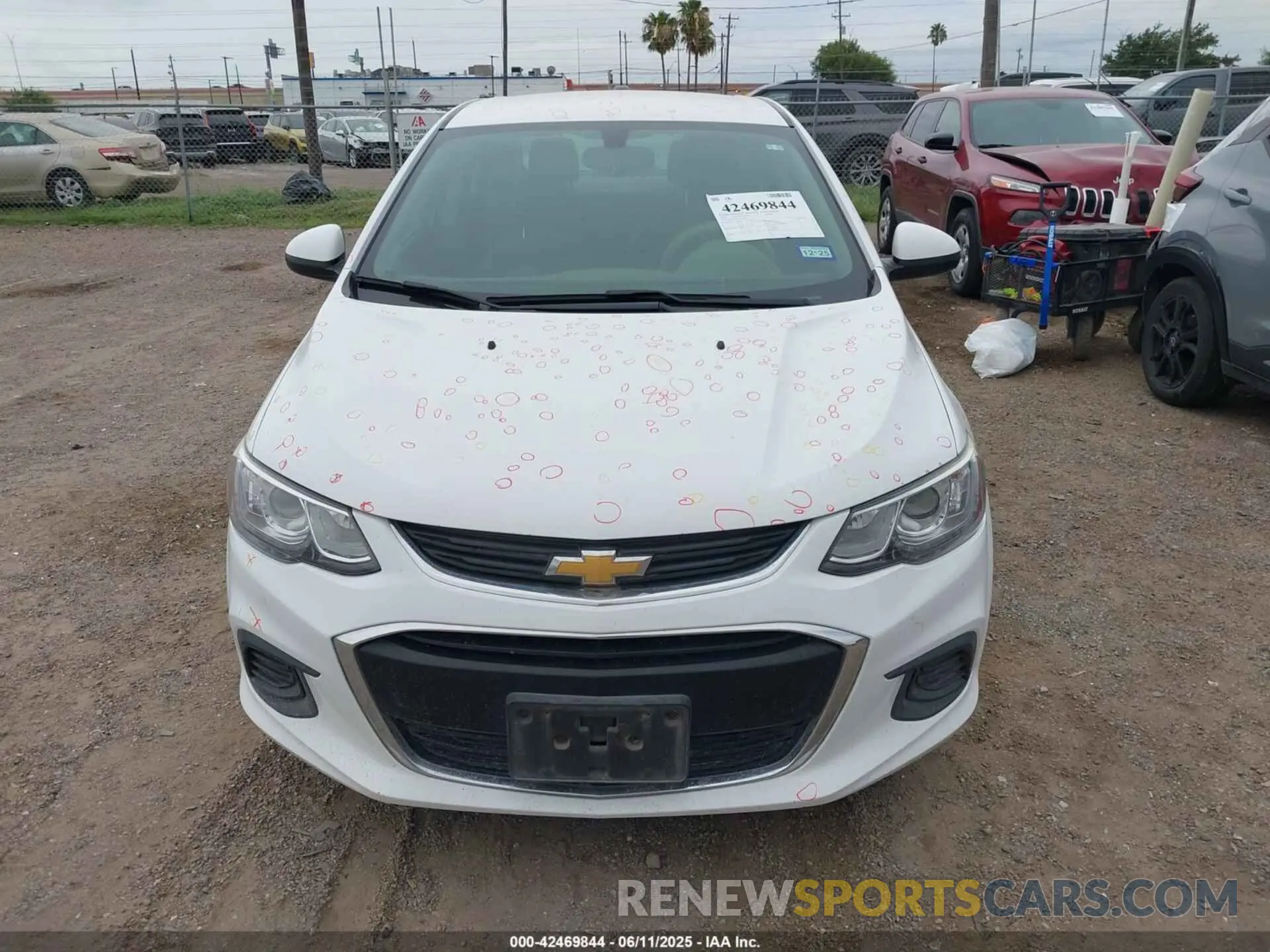 13 Photograph of a damaged car 1G1JB5SB1L4101869 CHEVROLET SONIC 2020