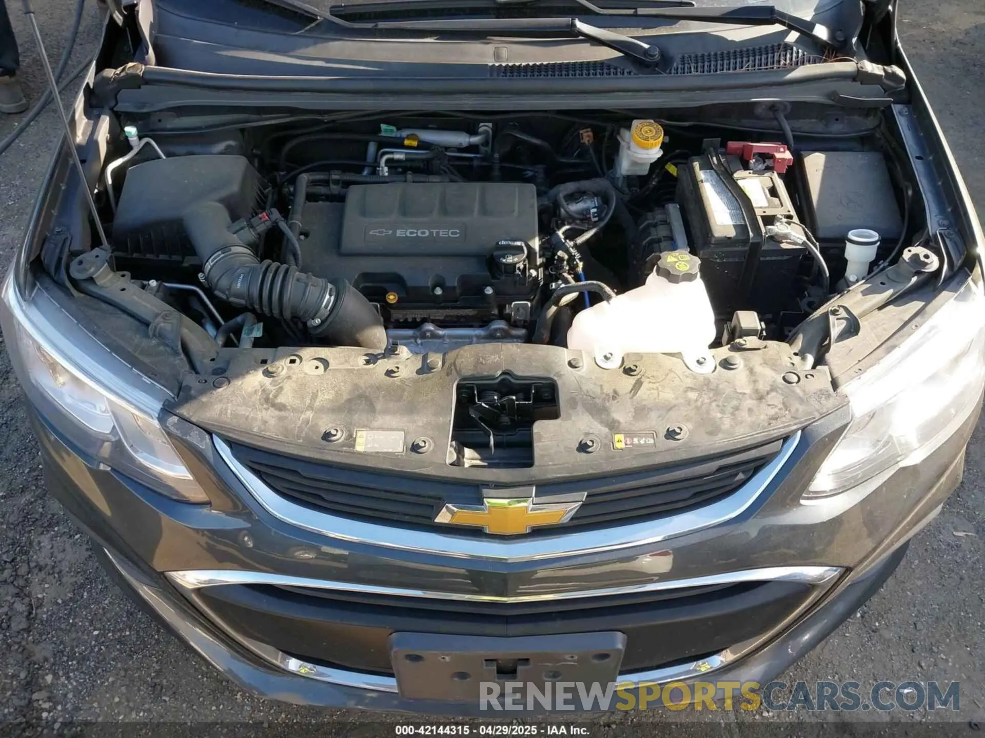 10 Photograph of a damaged car 1G1JB5SB4L4105835 CHEVROLET SONIC 2020