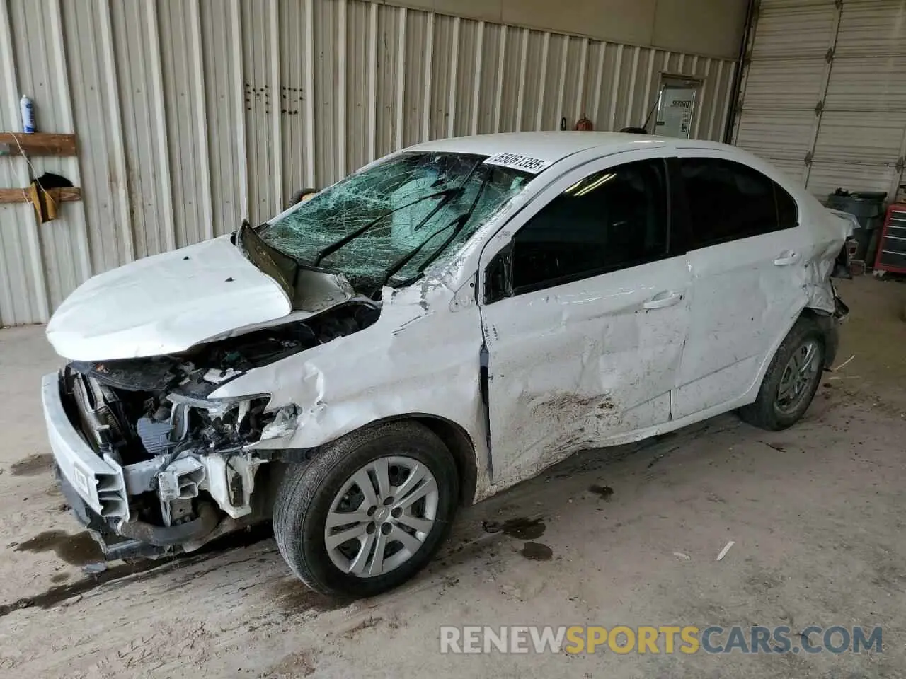 1 Photograph of a damaged car 1G1JB5SB7L4105019 CHEVROLET SONIC 2020