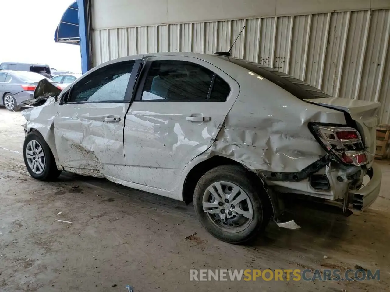 2 Photograph of a damaged car 1G1JB5SB7L4105019 CHEVROLET SONIC 2020